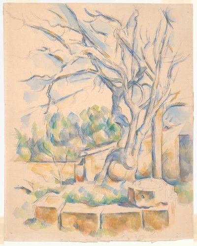Pisztáciafa a Château Noir-ban alkotó: Paul Cézanne
