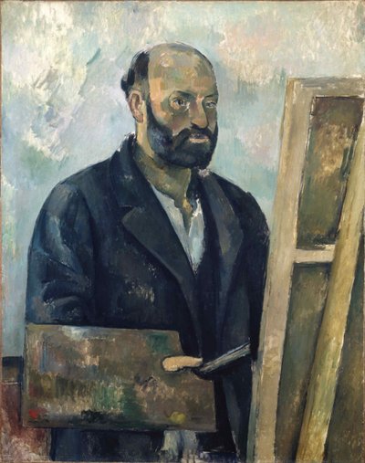 A művész portréja palettával, c. 1890. alkotó: Paul Cézanne