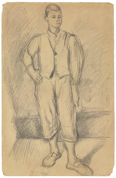 A művész fiának portréja; A művész fiának portréja, 1875-1885 alkotó: Paul Cézanne