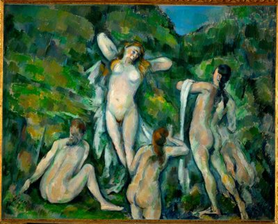 Négy fürdőző alkotó: Paul Cézanne