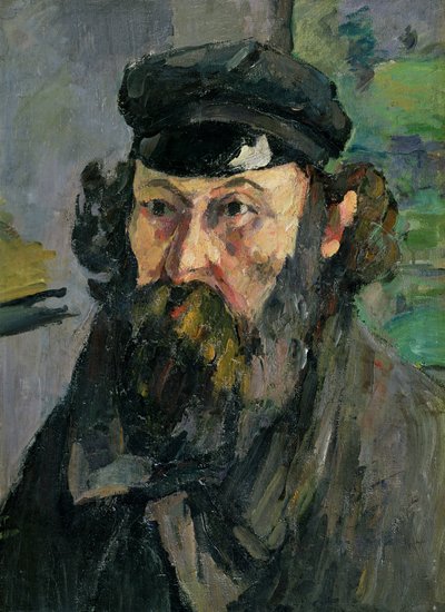 Önarckép sapkában alkotó: Paul Cézanne