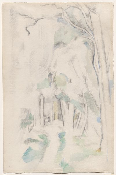 Nyom az erdőben alkotó: Paul Cézanne