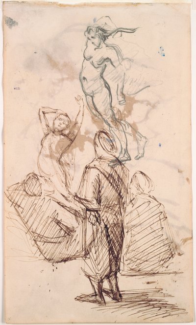 Tanulmányi lap, 1871-1876. alkotó: Paul Cézanne