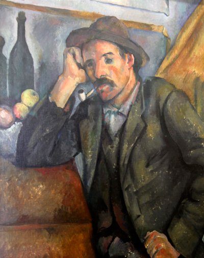 „Dohányzó”, c1890-c1892 alkotó: Paul Cézanne