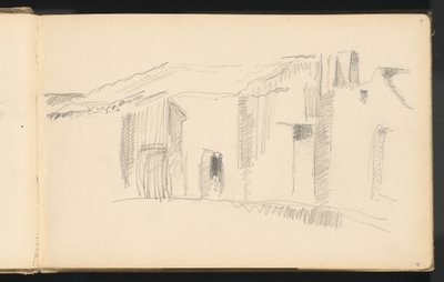 Tanulmány a házakról alkotó: Paul Cézanne