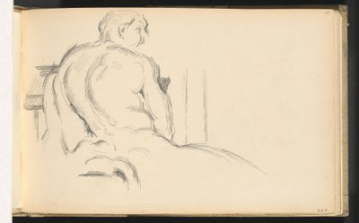 Tanulmány Puget "Hercules Resting" című művéről alkotó: Paul Cézanne