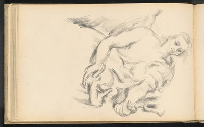Tanulmány egy angyalról Rubens "Illés próféta" című könyvében alkotó: Paul Cézanne