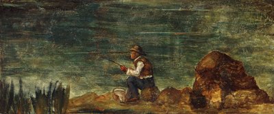 A halász a sziklán; A halász a sziklán, 1862-1864 alkotó: Paul Cézanne