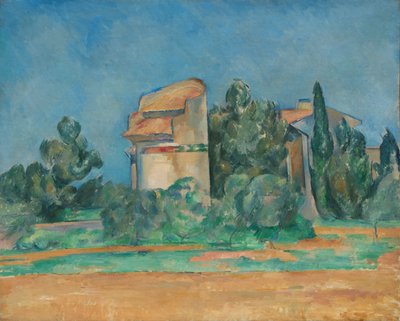A galambtorony Bellevue-ban, 1890. alkotó: Paul Cézanne