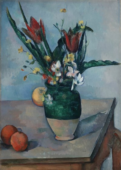A tulipánváza c. 1890. alkotó: Paul Cézanne