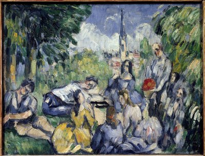 A reggeli a füvön - olaj, vászon alkotó: Paul Cézanne