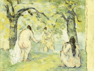 Három fürdőző, 1875-77 alkotó: Paul Cézanne