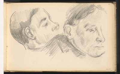 Két fej, 18901896. alkotó: Paul Cézanne