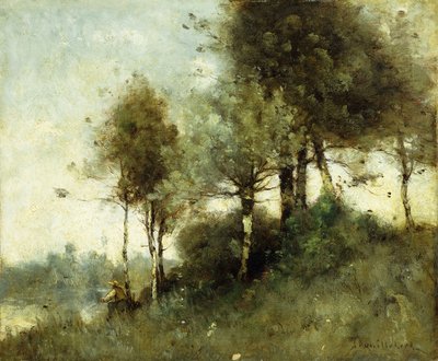 A halász; La Pecheur, alkotó: Paul Desire Trouillebert