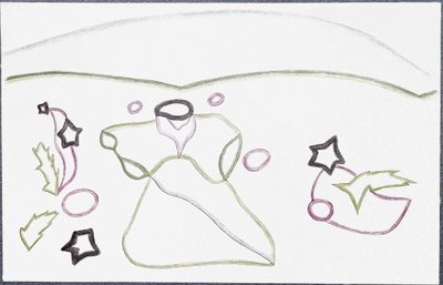 Szent és csillagok (rajz alkotó: Paul Eluard