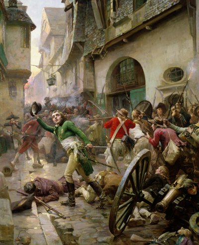 Henri de La Rochejaquelein (1772-94) a cholet-i csatában, 1793. október 17-én alkotó: Paul Émile Boutigny