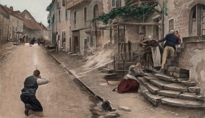 Egy bátor (színes fotógravúr) alkotó: Paul Émile Boutigny