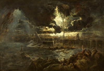 Pompei pusztulása, 1835 körül (olaj, vászon) alkotó: Paul Falconer Poole