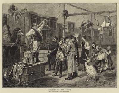 Egy utazó menazséria alkotó: Paul Friedrich Meyerheim