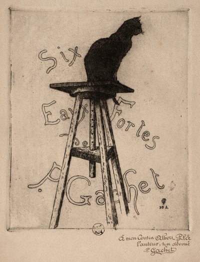 Hat rézkarc, 1895. alkotó: Paul Gachet