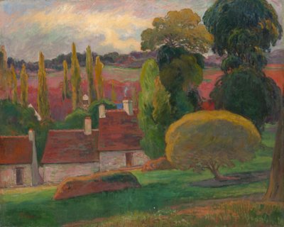 Egy farm Bretagne-ban, 1894 körül alkotó: Paul Gauguin