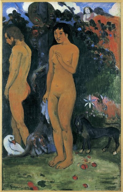 Ádám és Éva (Adam et Eve) – Paul Eugene Henri Gauguin (1848-1903). Olajfestmény alkotó: Paul Gauguin