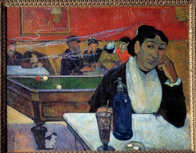 A kávézóban (Arles) Paul Gauguin festménye (1848-1902) 1888 Moszkva. Puskin Múzeum alkotó: Paul Gauguin