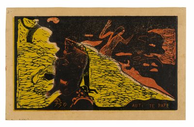Auti te pape (Nők a folyónál), a Noa Noa lakosztályból alkotó: Paul Gauguin