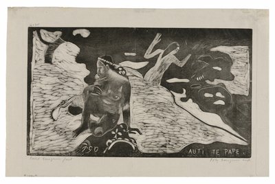 Auti te pape (Nők a folyónál) a Noa Noa lakosztályból alkotó: Paul Gauguin