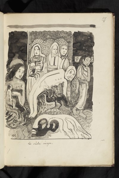 Előtte és utána - "A szentképek" rajza alkotó: Paul Gauguin