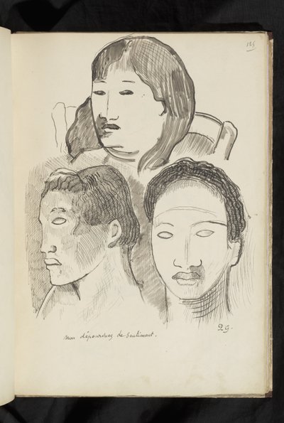 Előtte és utána - rajz "Nem mentes érzés" alkotó: Paul Gauguin