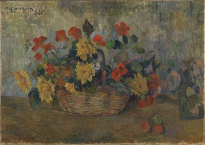 Virágos kosár, 1884. alkotó: Paul Gauguin