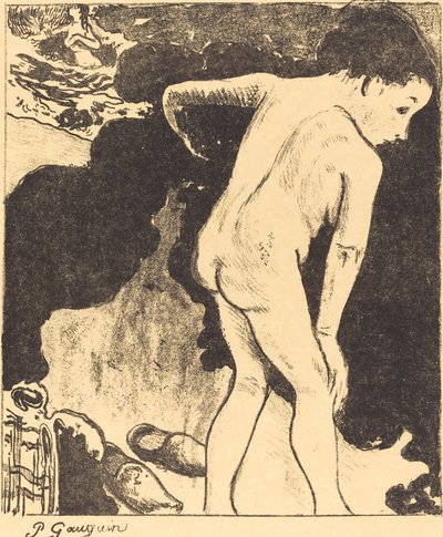 Fürdősök Bretagne-ban Breton Bathers, 1889. alkotó: Paul Gauguin