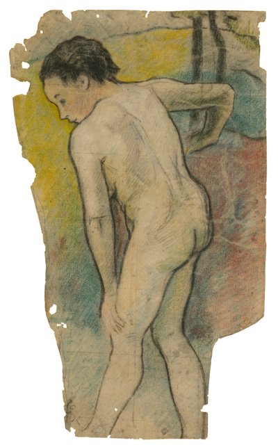 Breton Bather, 1886-87 alkotó: Paul Gauguin