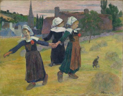 Breton Girls Dancing, Pont-Aven alkotó: Paul Gauguin