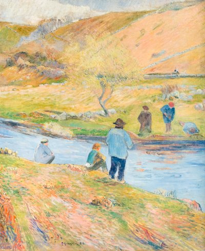 Breton halászok alkotó: Paul Gauguin