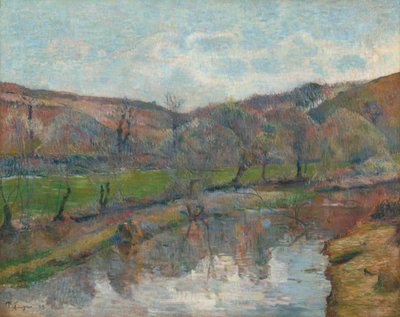 Bretagne-i táj, 1888. alkotó: Paul Gauguin
