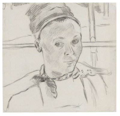 Egy fiatal breton nő mellszobra (talán Marie Lagadu) alkotó: Paul Gauguin
