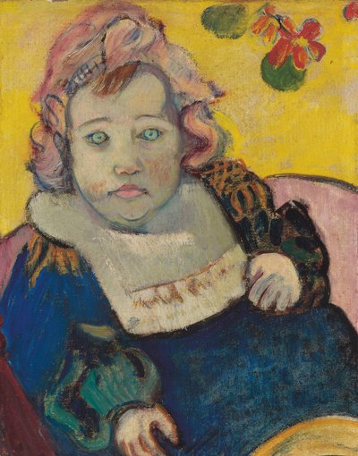 Gyermek előke vagy a baba; Enfant au bavoir, 1895 alkotó: Paul Gauguin