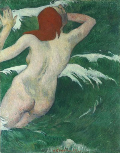 In the Waves, vagy Ondine In the Waves vagy Undine, 1889. alkotó: Paul Gauguin