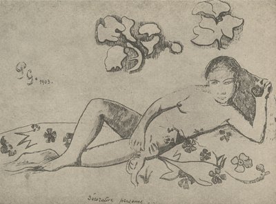 Díszfigura, 1936. alkotó: Paul Gauguin