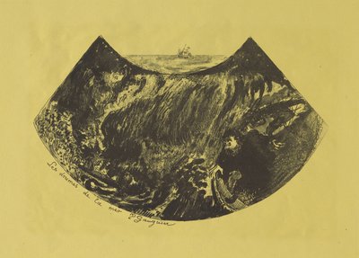 A tenger drámái: Leszállás a forgatagba, 1889 alkotó: Paul Gauguin