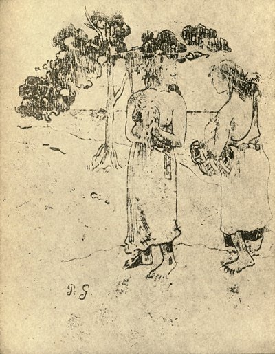 Rajz, 1936 alkotó: Paul Gauguin