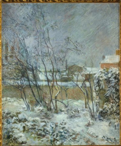 Hóeffektus vagy hó a rue Carcelnél alkotó: Paul Gauguin