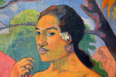 „Eu haere ia oe Woman Holding a Fruit. Hová mész?, 1893. alkotó: Paul Gauguin