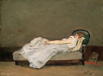Szép hajú nő a kanapén, 1884 alkotó: Paul Gauguin