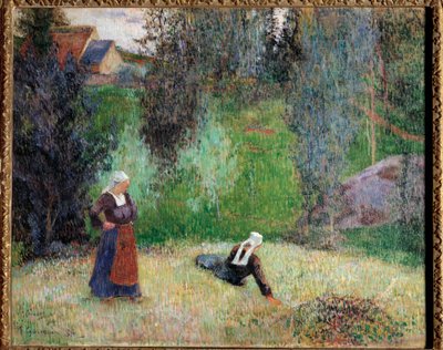 Paul Gauguin (1848-1903) Bretagne első virágai festménye alkotó: Paul Gauguin