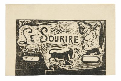 Fox, Két nő mellszobra és egy nyúl, a Le sourire fejdísz alkotó: Paul Gauguin