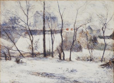Francia: La Neige à Vaugirard II, ou Jardin sous la neige I Kert a hó alatt alkotó: Paul Gauguin