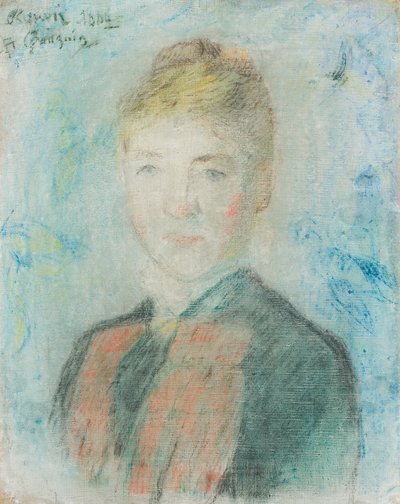 Franciául:  Manthey Mlle S. Manthey, Portrait de Sophie Margrethe Manthey Mlle S. Manthey alkotó: Paul Gauguin